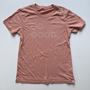 COTOPAXI Do Good Short Sleeve Crew Neck T-Shirt Womens Small Pink‎ Organic